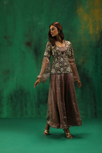 Anahita: Embroidered Layered Dress