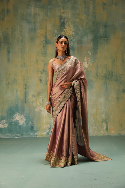 Aishani: Hand-woven Tissue Silk Saree