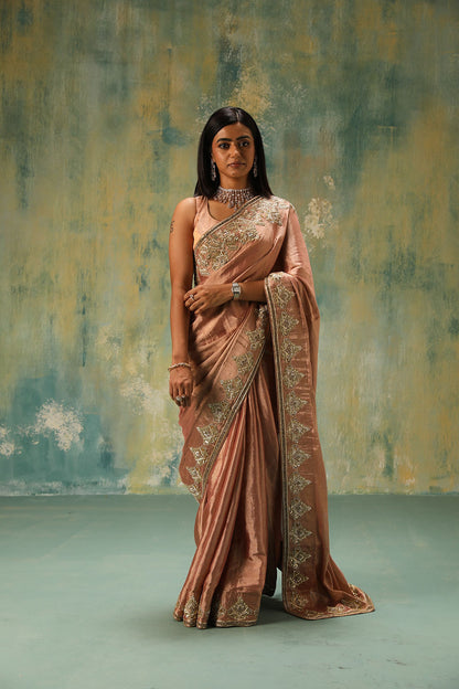 Arishtha: Hand-woven Tissue Silk Saree